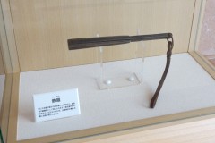 植芝盛平が護身用に持ち歩いていたとされる鉄扇
